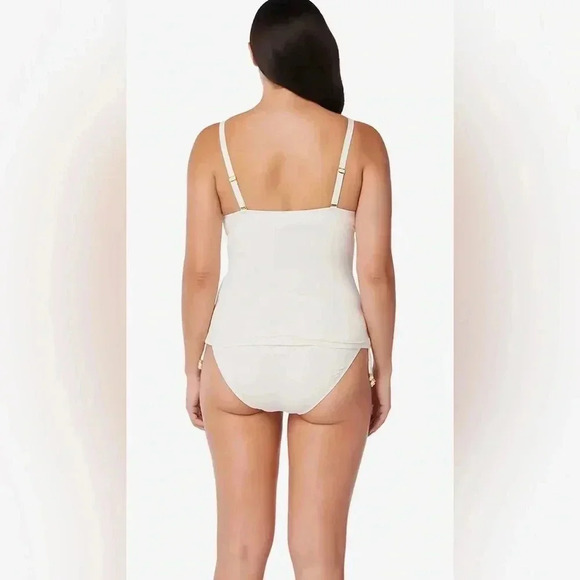 Bleu Rod Beattie Glam Stand Over-The-Shoulder D Tankini Swimsuit - Picture 4 of 14